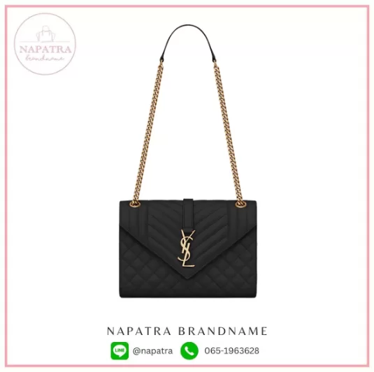 กระเป๋า YSL envelope medium chain