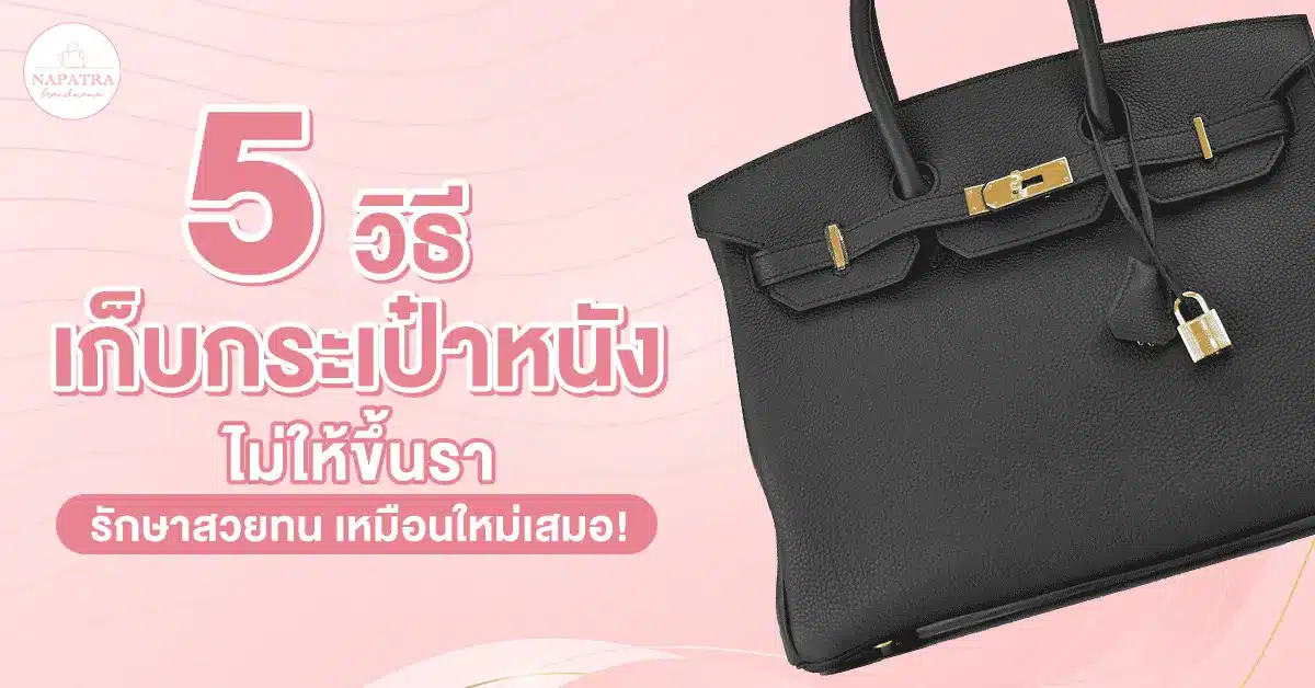 5 วิธี เก็บกระเป๋าหนัง ไม่ให้ ขึ้นรา รักษาสวยทน เหมือนใหม่เสมอ!