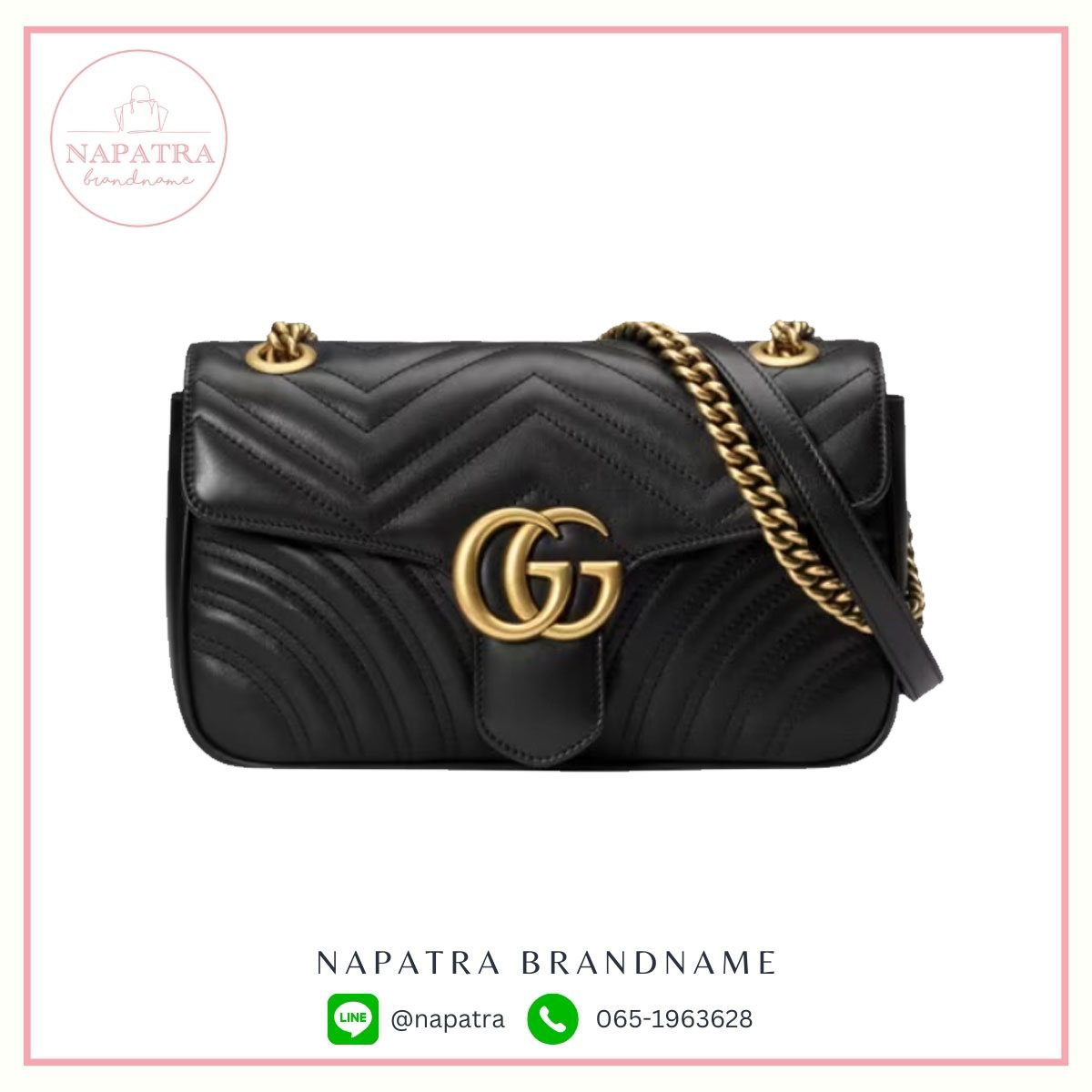 Gucci Marmont Matelasse Shoulder Bag