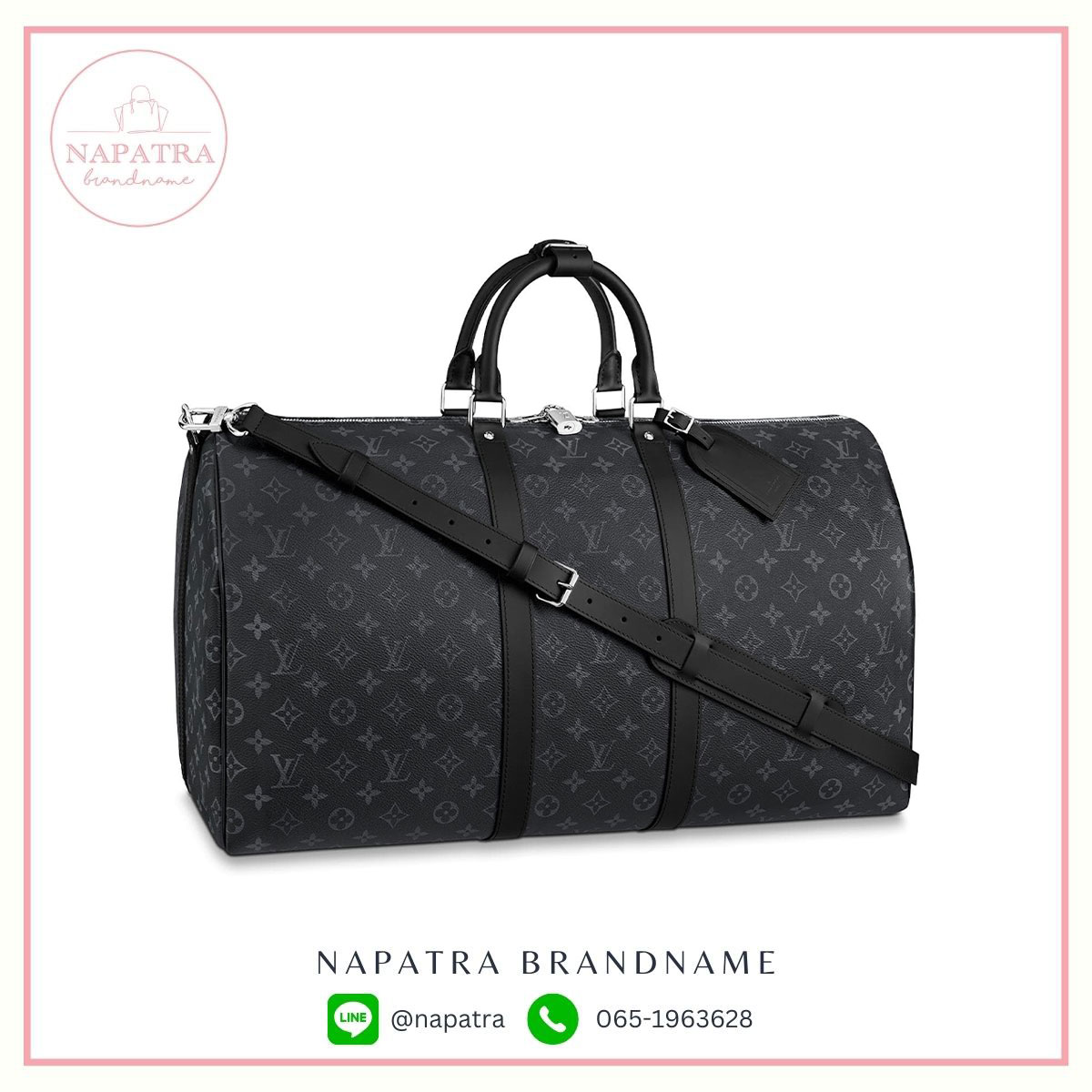 LV Keepall monogram eclipse