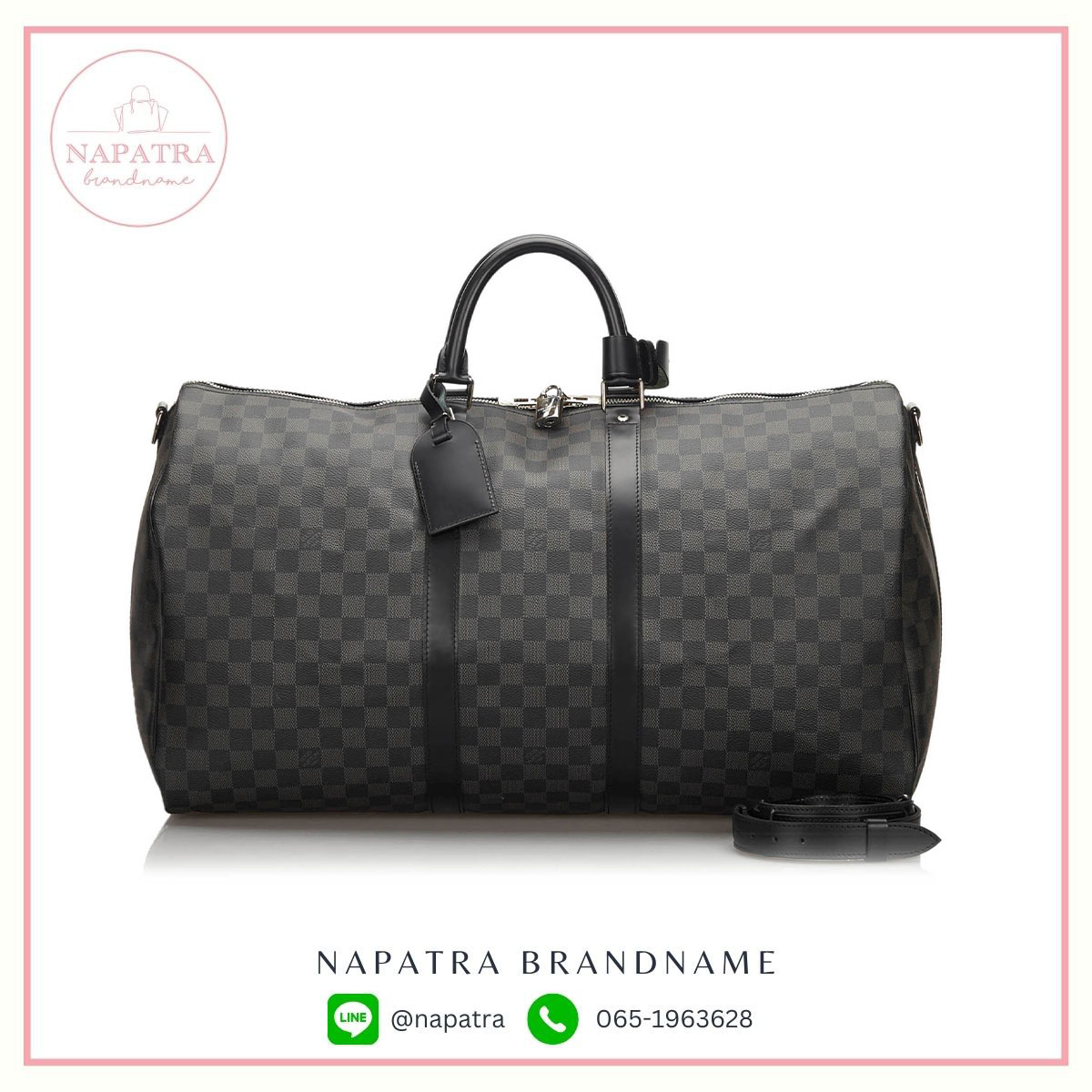 LV Keepall damier graphite