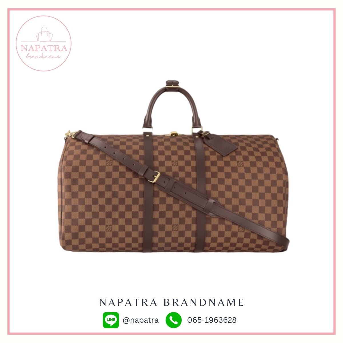 LV Keepall damier ebene