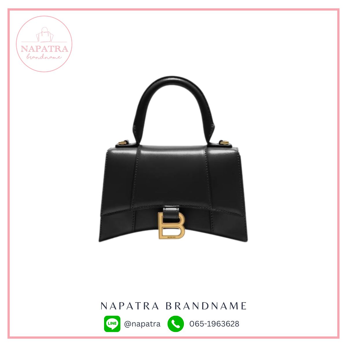 Balenciaga Hourglass Handbag – Calfskin