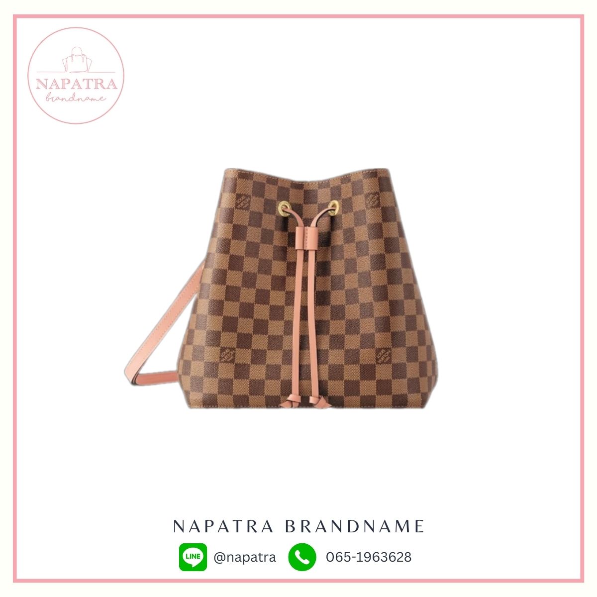 LV  Neo Noe ฺMM Damier Ebene