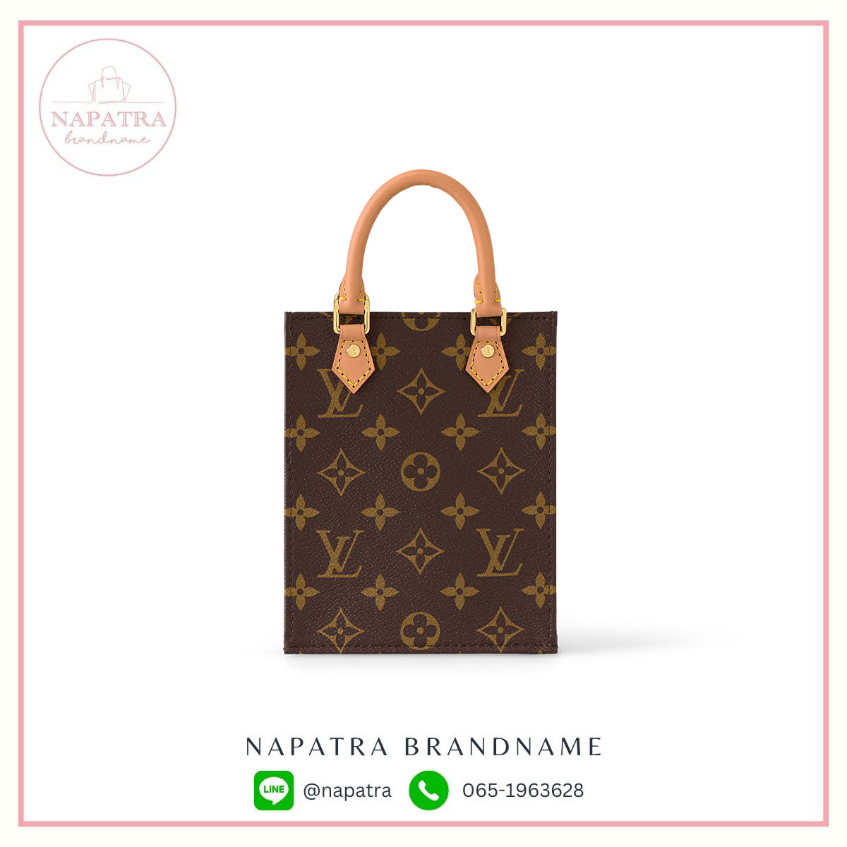 LV  Sac Plat – Monogram