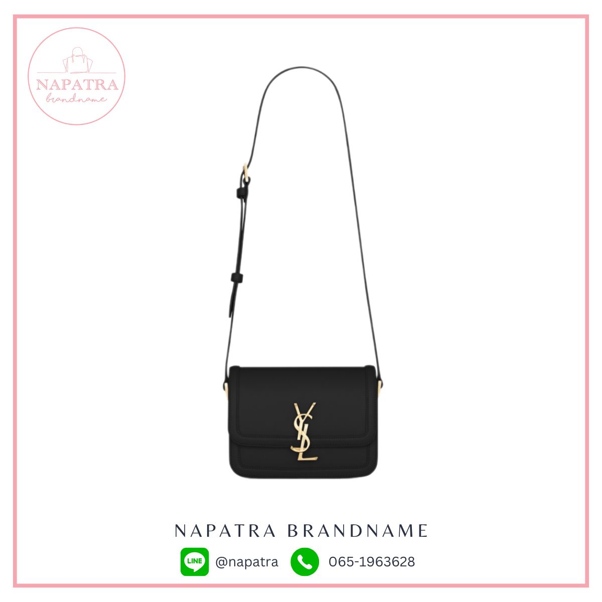 YSL Solferino Satchel in Box Saint Laurent Leather Bag