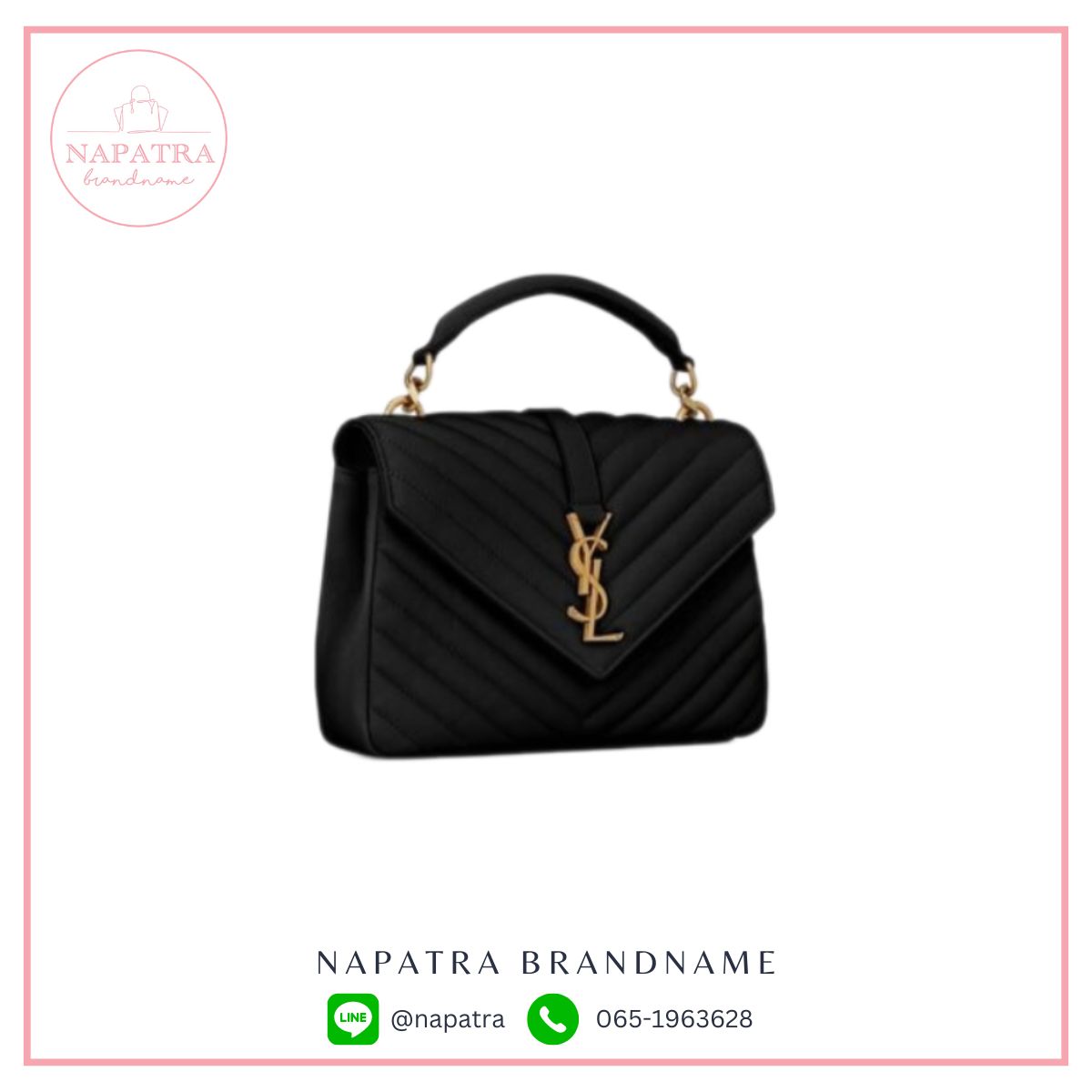 YSL College Bag – Calfskin