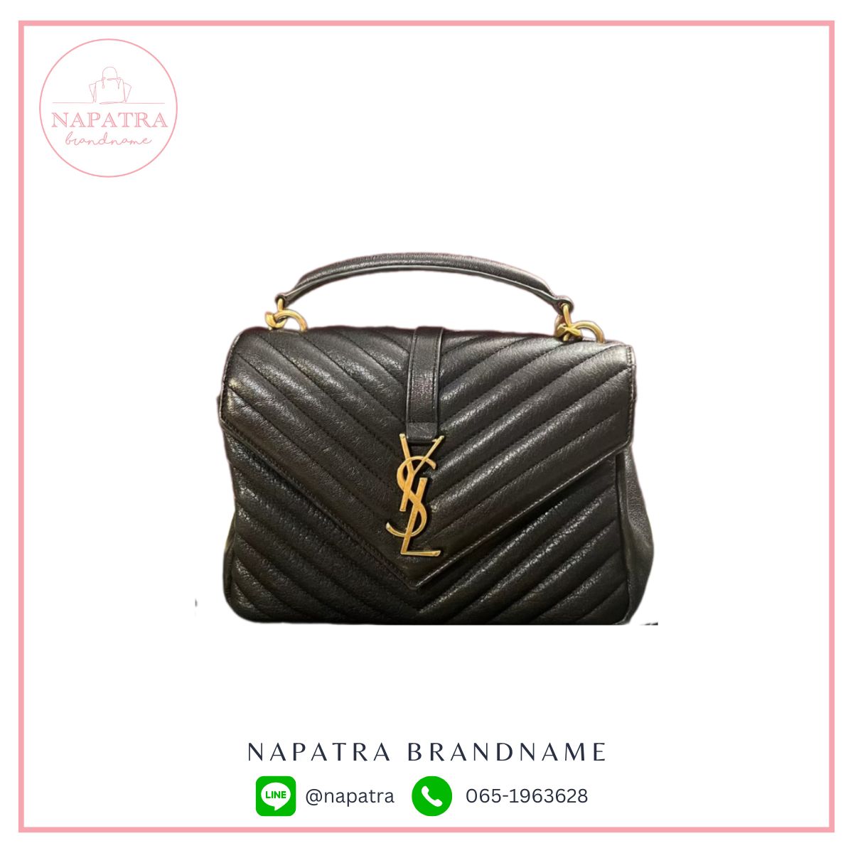 YSL College Bag – Lampskin