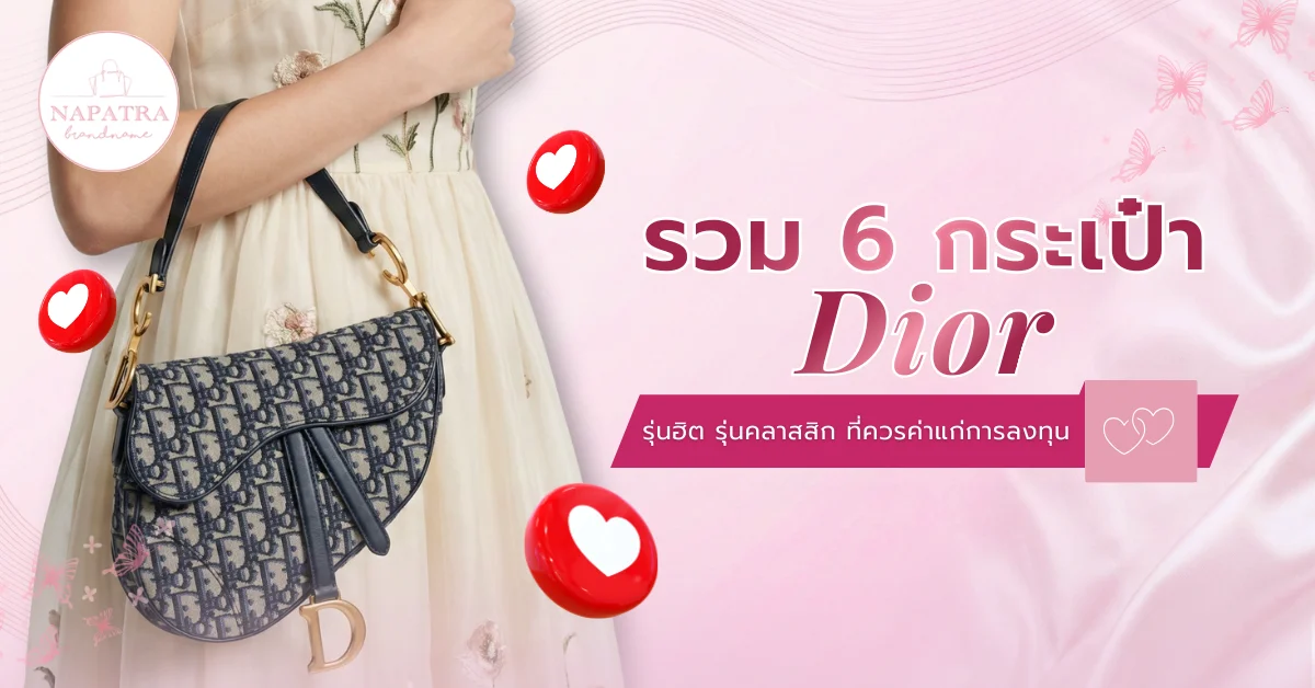 กระเป๋า Dior รุ่นฮิต