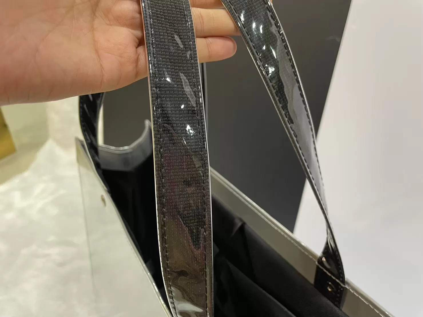 กระเป๋าถุงเคลือบ งานเคลือบแข็ง แบบที่ 1 - 013 - Image 3