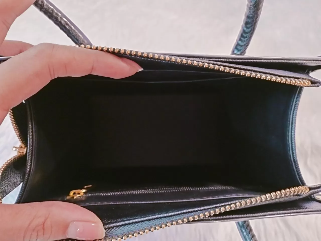 กระเป๋าถุงเคลือบ งานหนัง แบบที่ 3 - 009 - Image 5