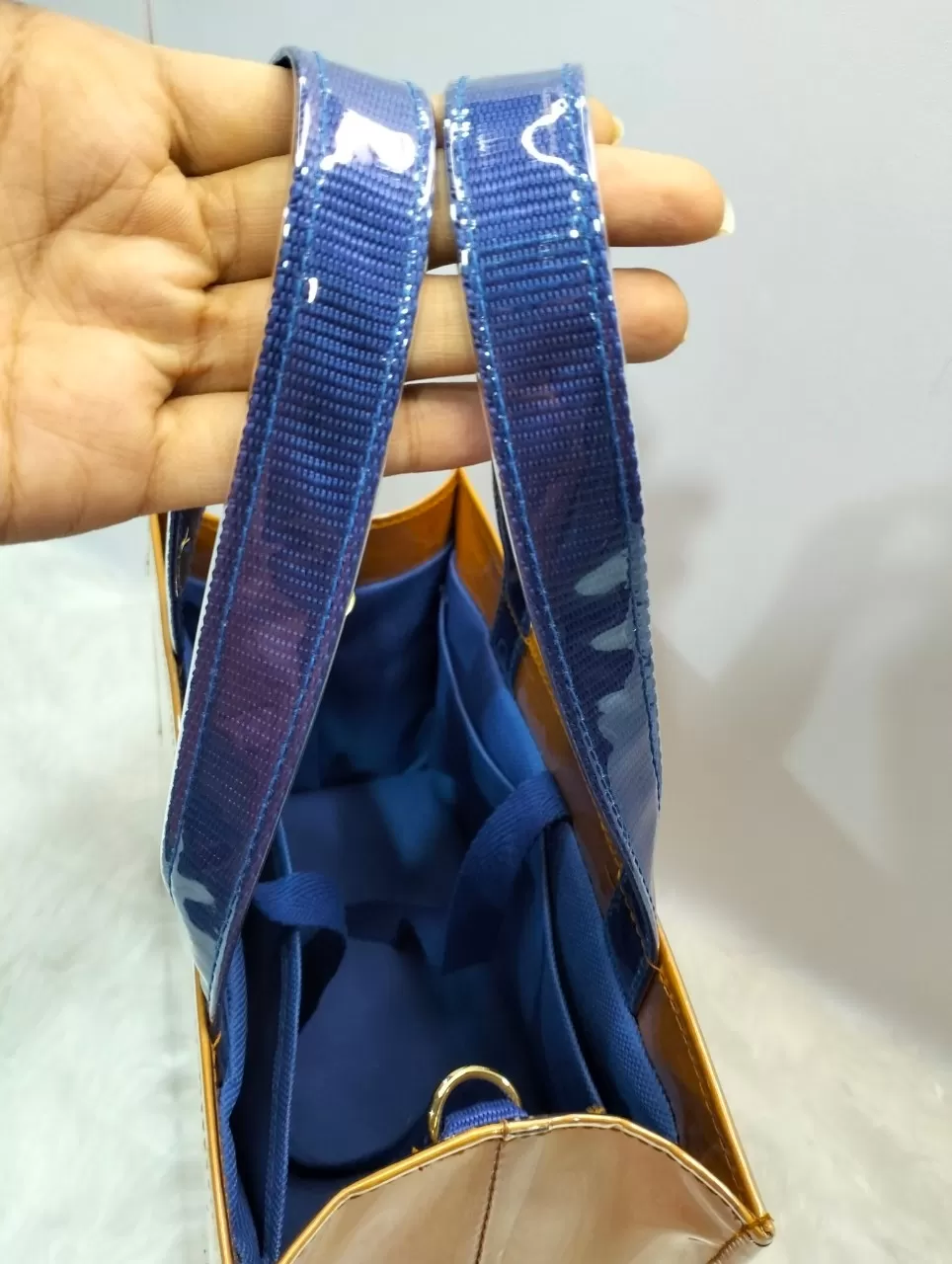 กระเป๋าถุงเคลือบ งานเคลือบแข็ง แบบที่ 1 - 001 - Image 4