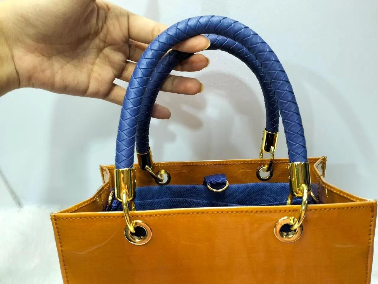 กระเป๋าถุงเคลือบ งานเคลือบแข็ง แบบที่ 2 - 002 - Image 4