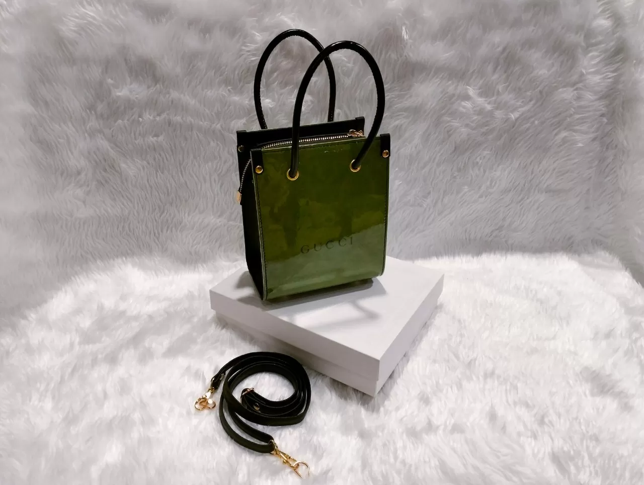 กระเป๋าถุงเคลือบ งานหนัง แบบที่ 3 - 009 - Image 2