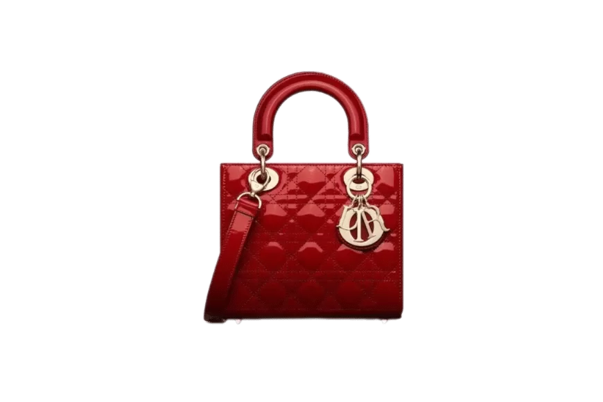 Dior Lady Dior Bag - Patent Cannage Calfskin - Image 8