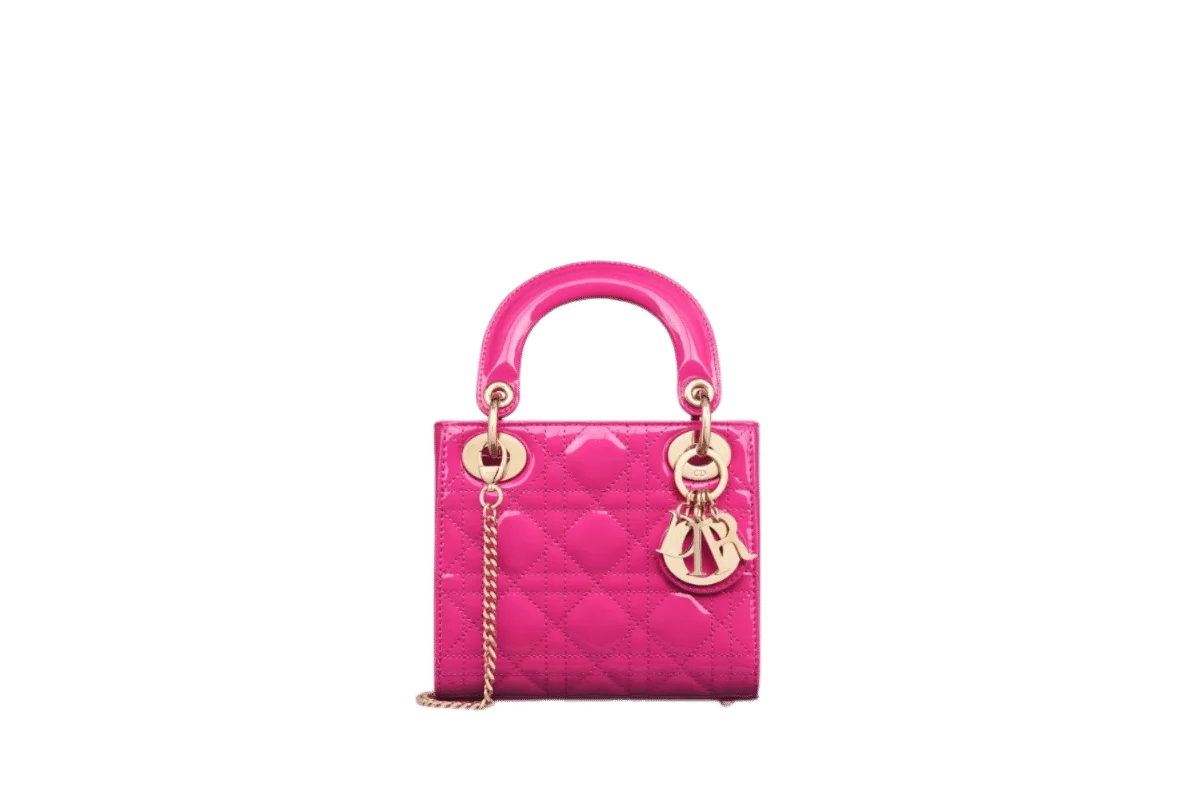 Dior Lady Dior Bag - Patent Cannage Calfskin - Image 6