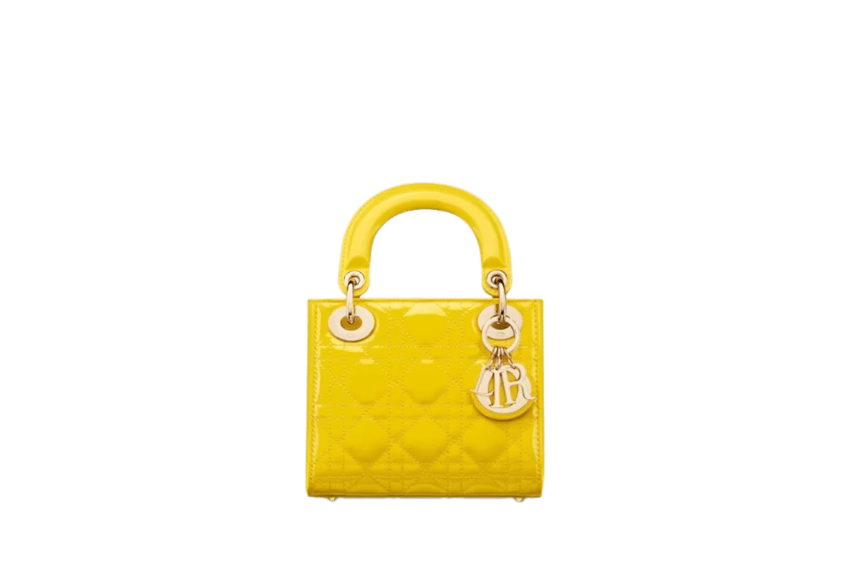 Dior Lady Dior Bag - Patent Cannage Calfskin - Image 5