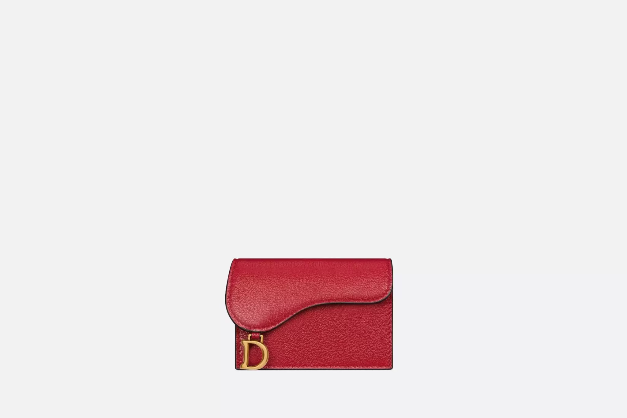 Dior Saddle Flap Card Holder - Goatskin - Image 11