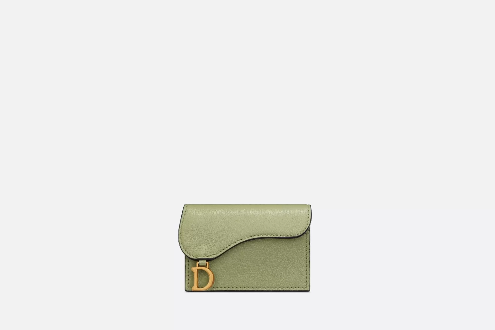 Dior Saddle Flap Card Holder - Goatskin - Image 10