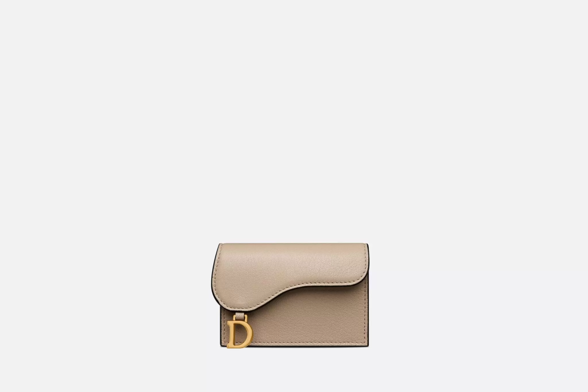 Dior Saddle Flap Card Holder - Goatskin - Image 9