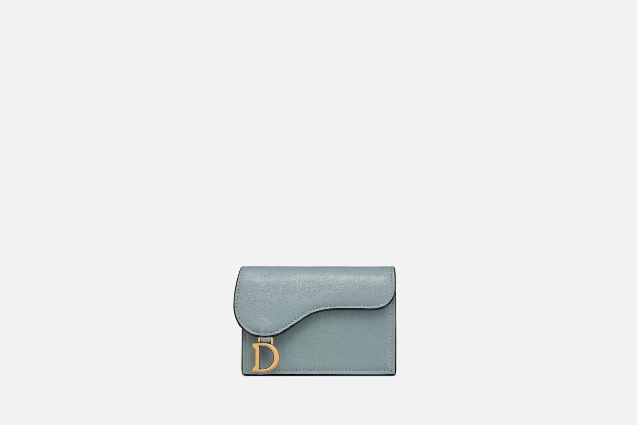 Dior Saddle Flap Card Holder - Goatskin - Image 6