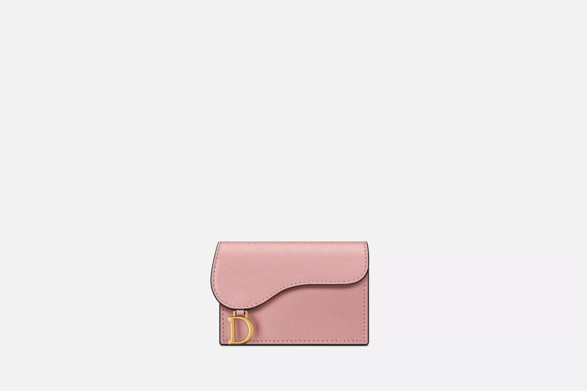Dior Saddle Flap Card Holder - Goatskin - Image 5