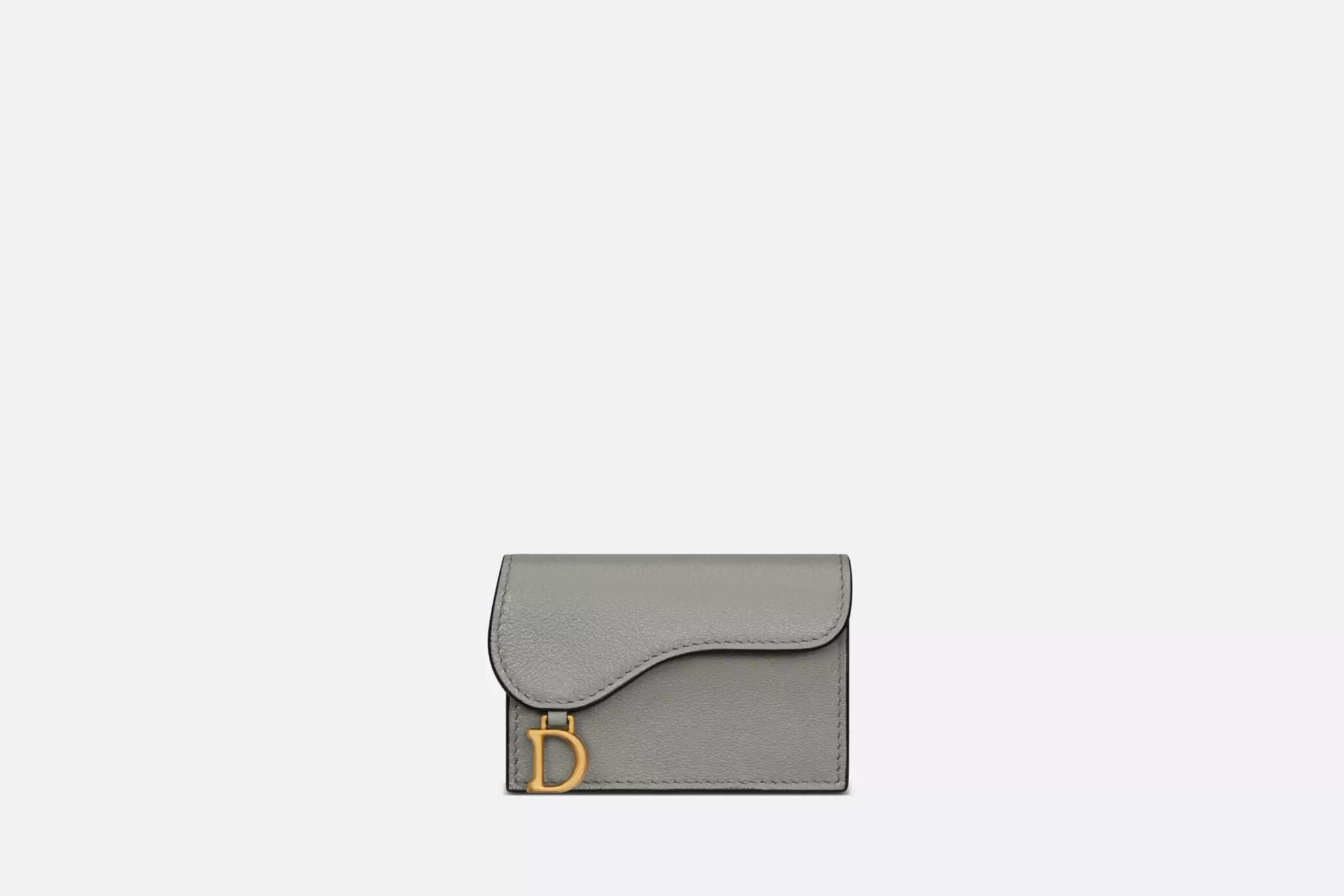 Dior Saddle Flap Card Holder - Goatskin - Image 4