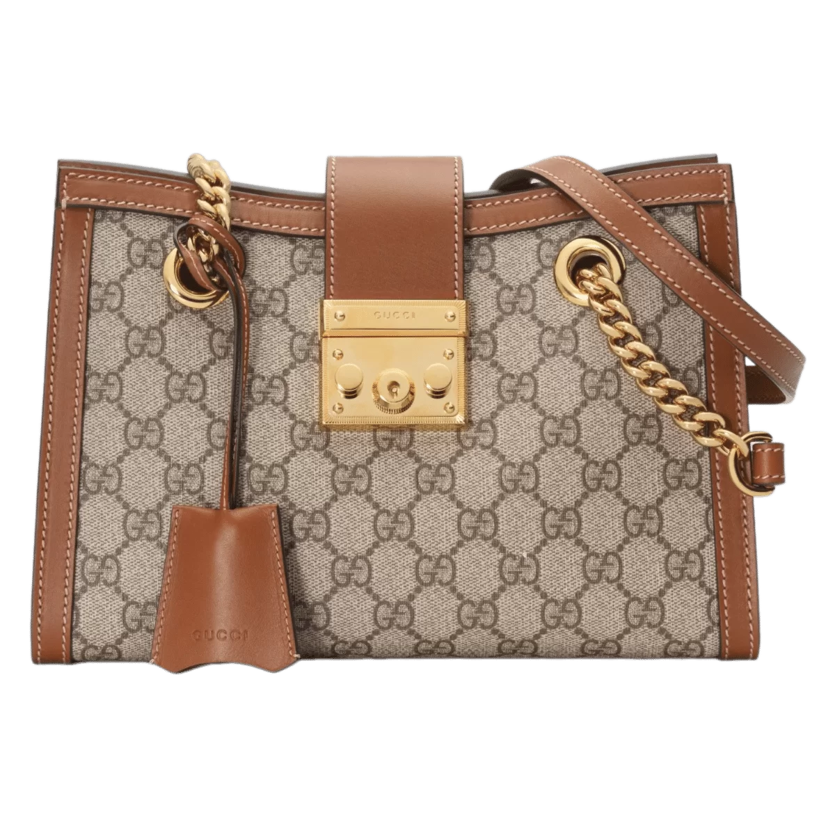 Gucci Padlock GG Shoulder Bag (ฝาเปิด) - Image 5