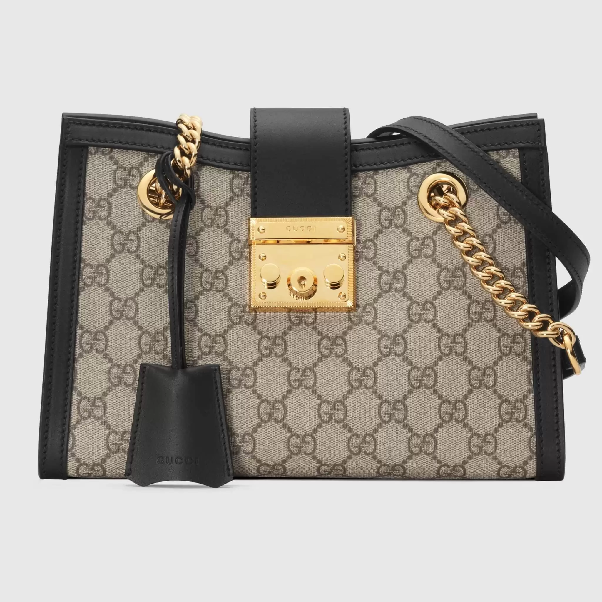 Gucci Padlock GG Shoulder Bag (ฝาเปิด) - Image 3