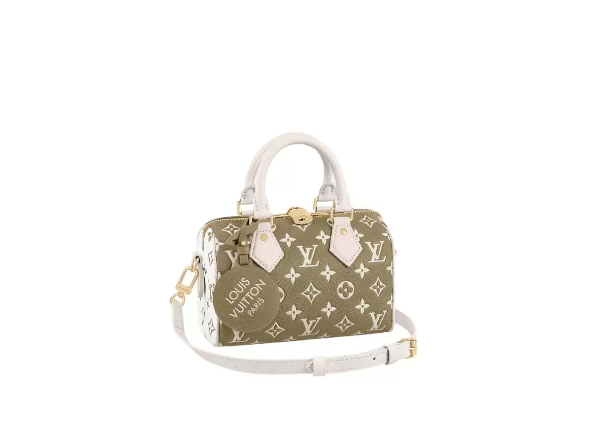 LV Speedy Bandoulière monogram bicolor empreinte - Image 3
