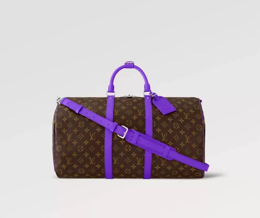 LV Keepall monogram macassa - Image 7