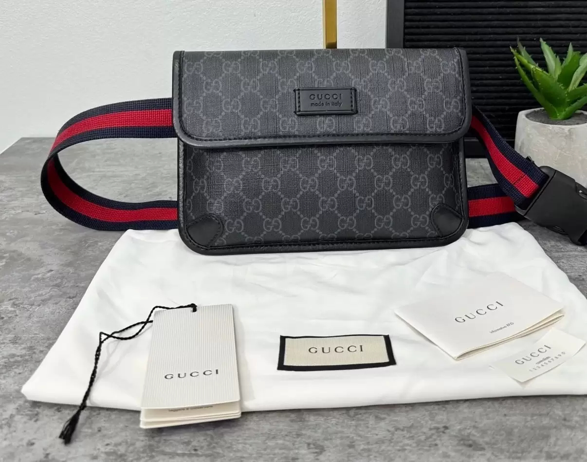 Gucci Black Belt Bag - Image 4