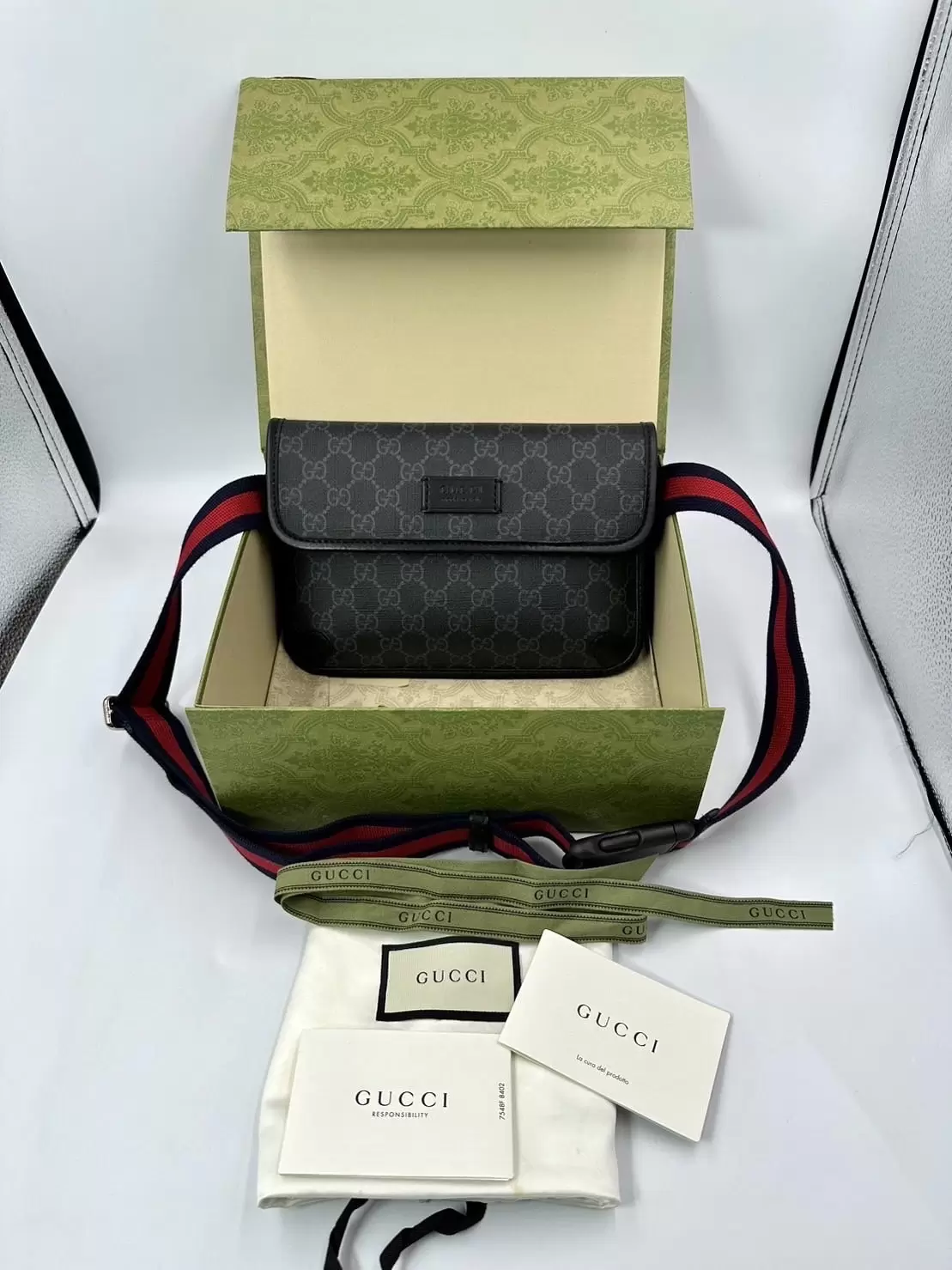 Gucci Black Belt Bag - Image 3
