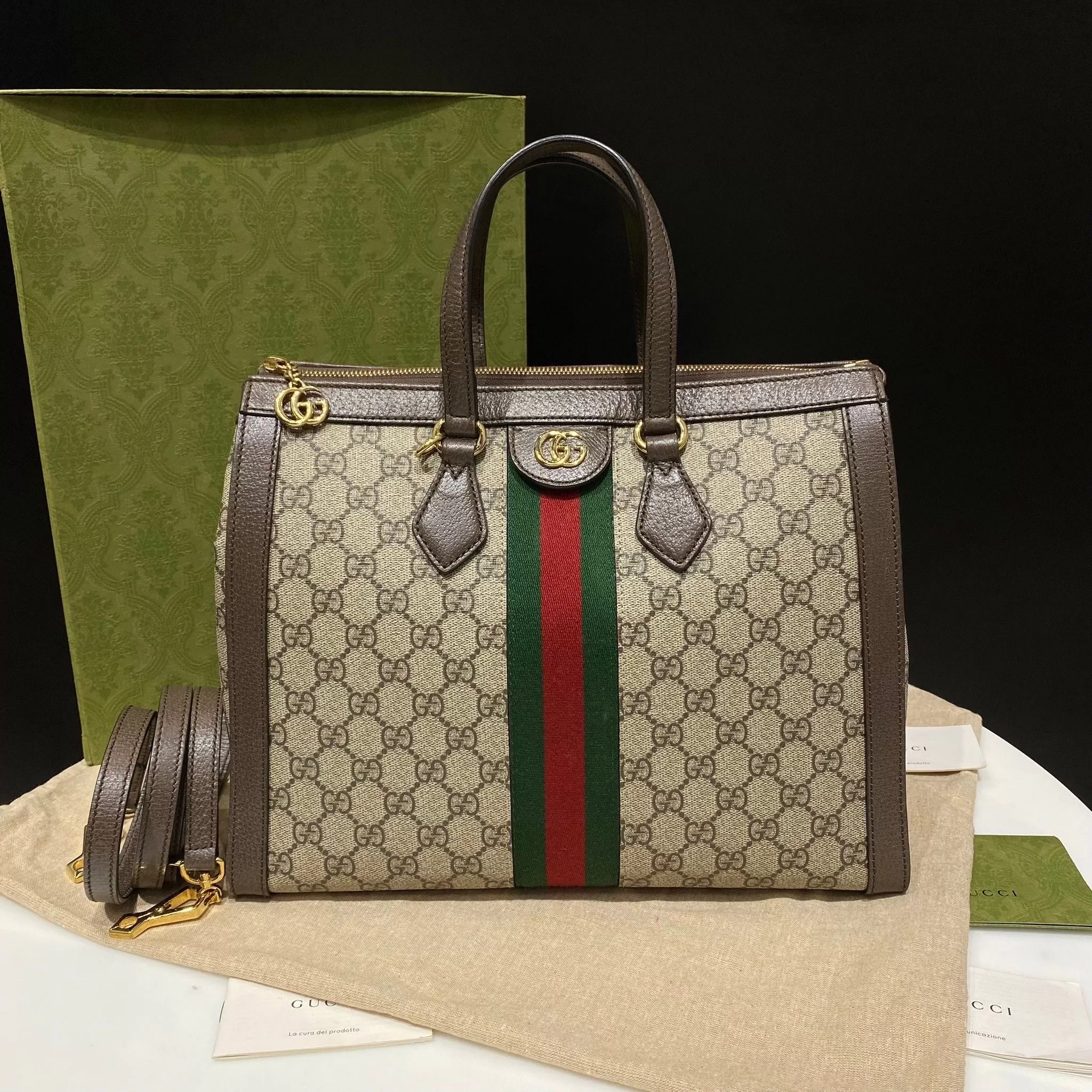 Gucci Ophidia GG Tote Bag - Image 4