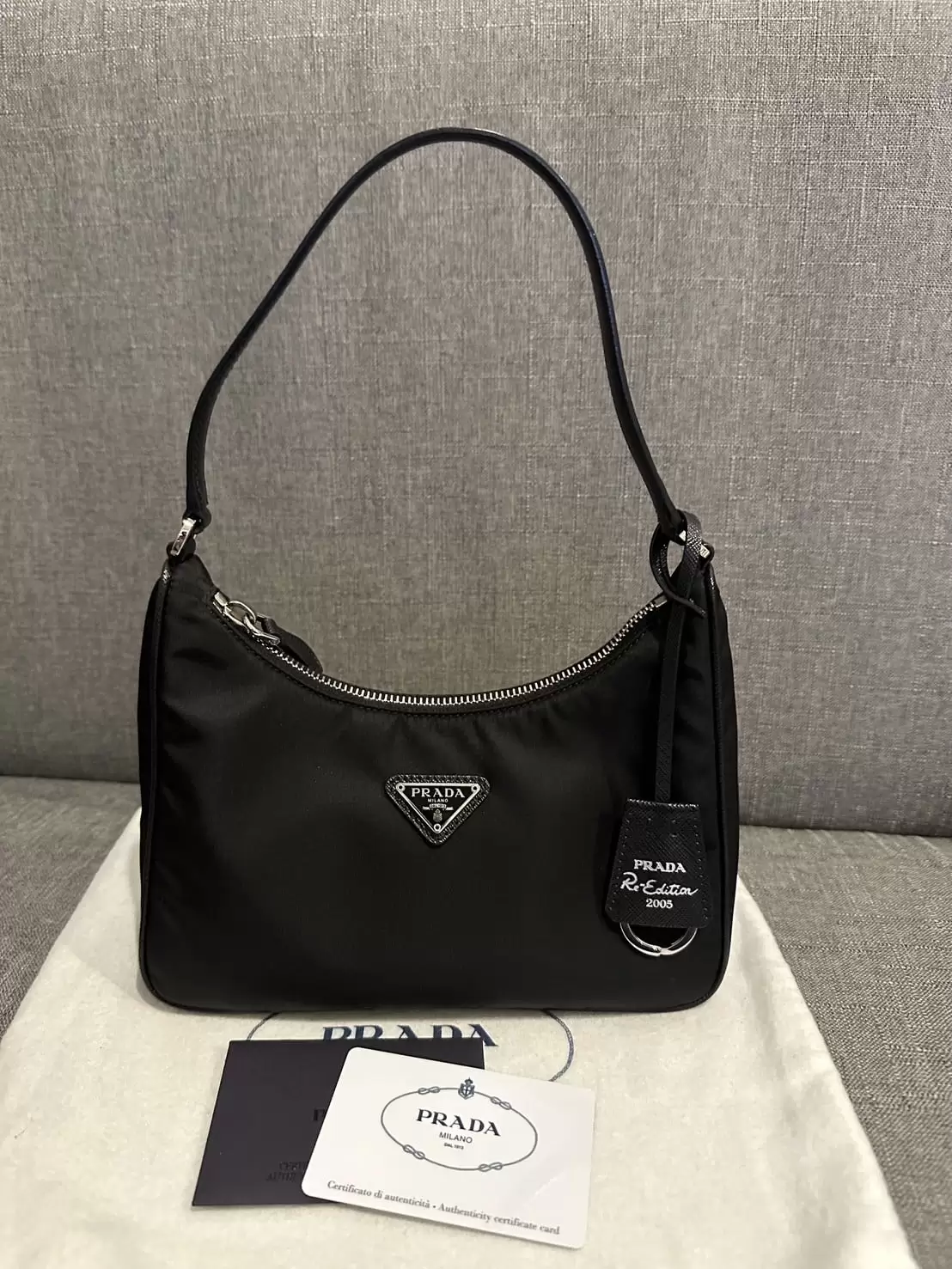 Prada Re-Edition 2005 Re-Nylon and Saffiano Mini Bag - Image 3