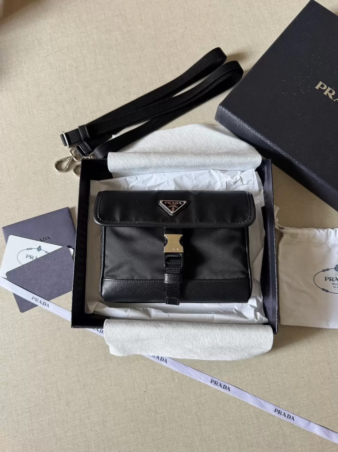 Prada Nylon Phone Bag - Image 4