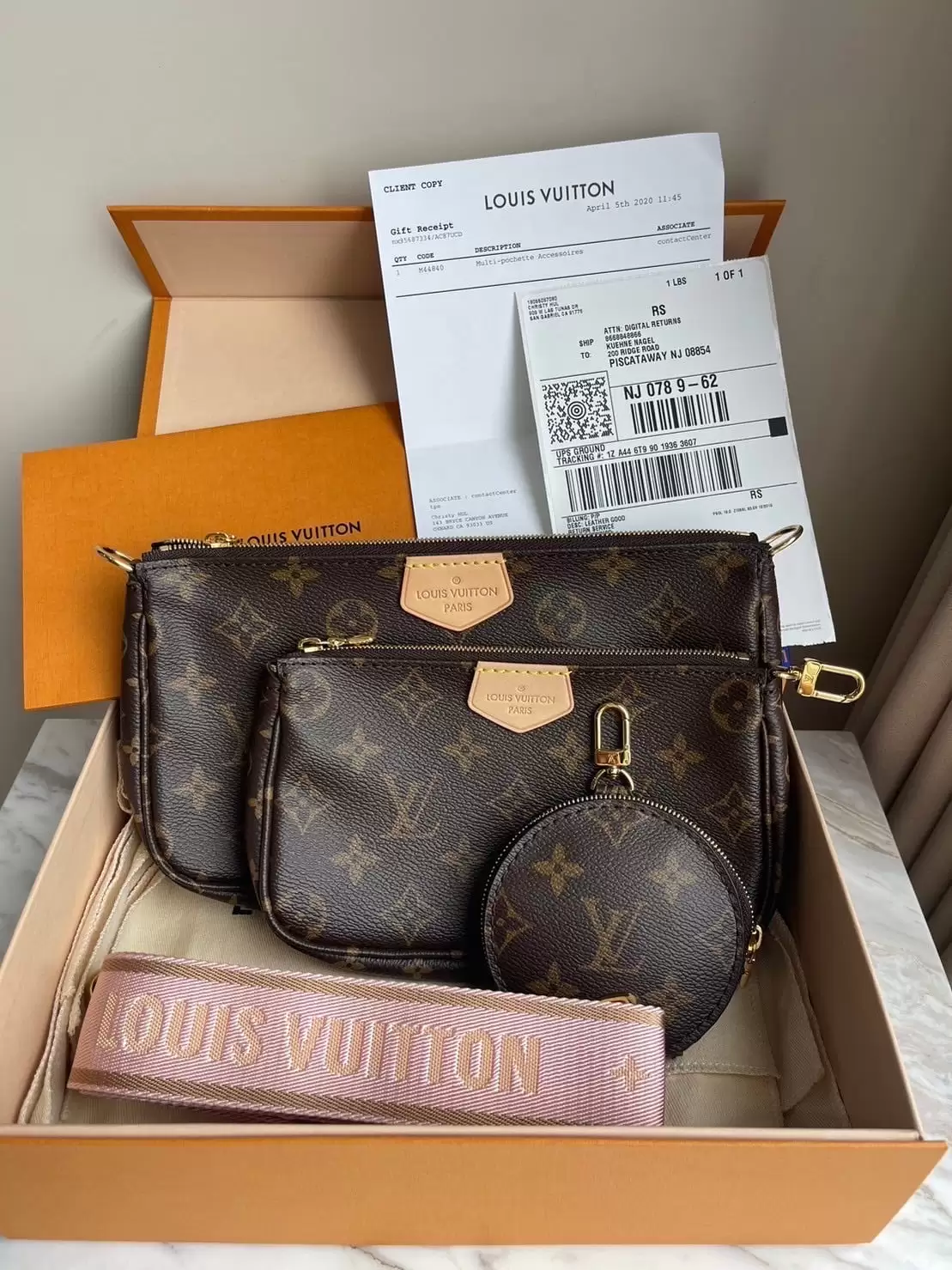 LV Multi Pochette Accessoires monogram - Image 3