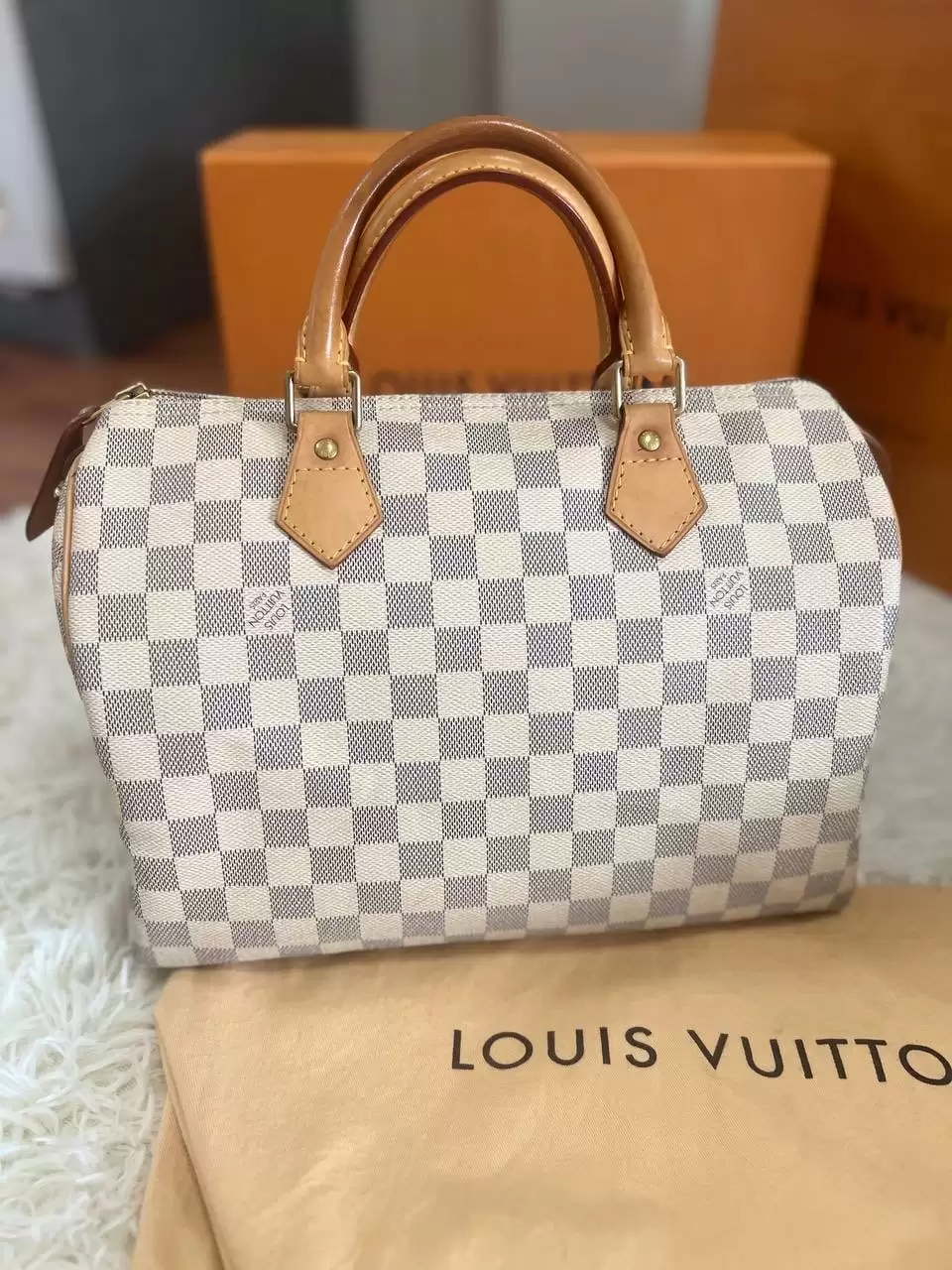 LV Speedy Damier azur - Image 3