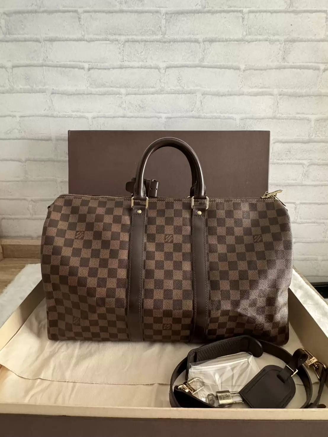 LV Keepall damier ebene - Image 2