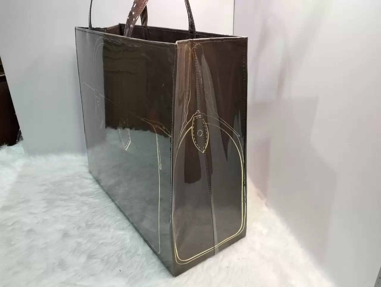 กระเป๋าถุงเคลือบ งานเคลือบแข็ง แบบที่ 1 - 011 - Image 3