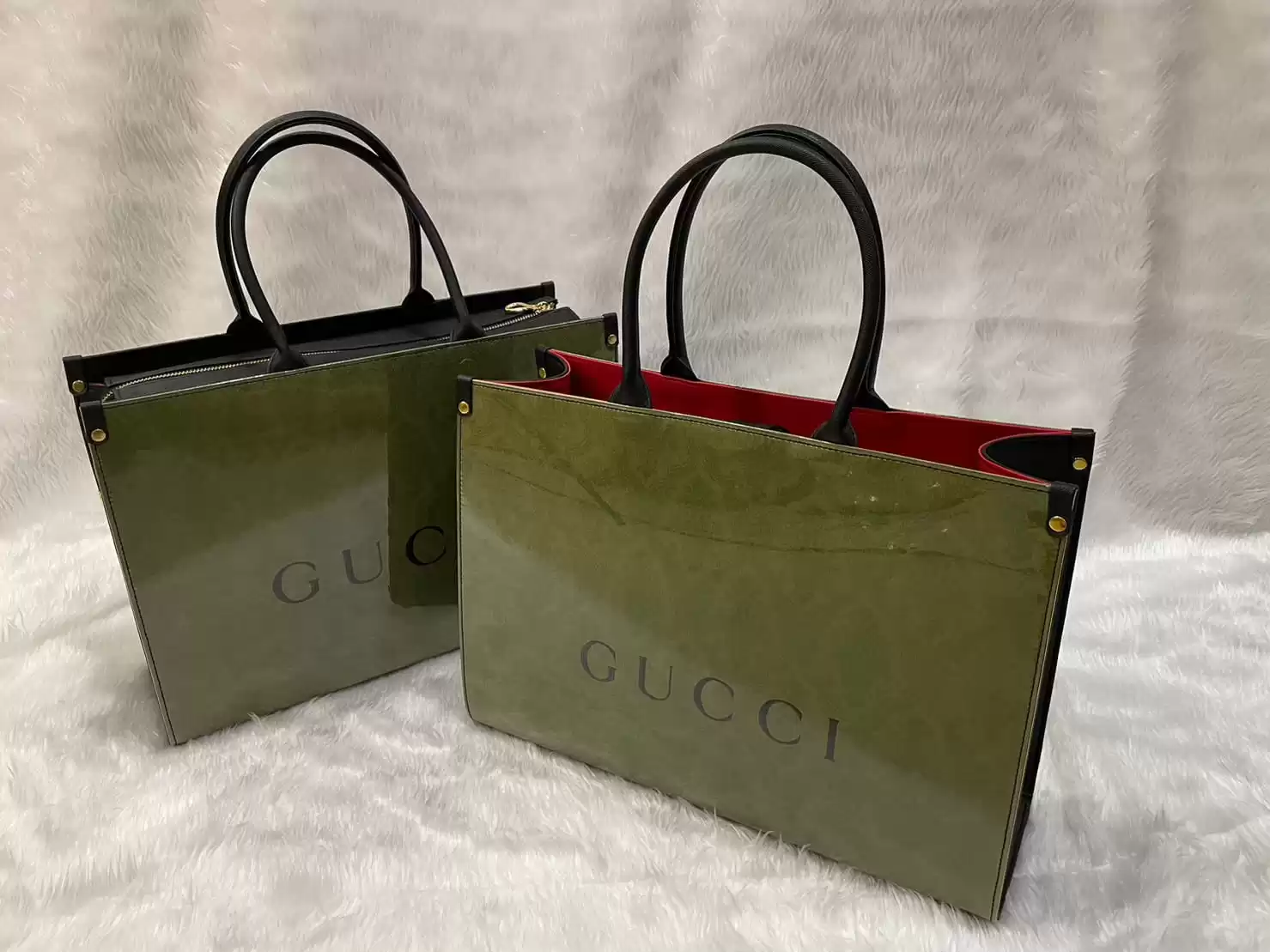 กระเป๋าถุงเคลือบ งานหนัง แบบที่ 5 - 023 - Image 3