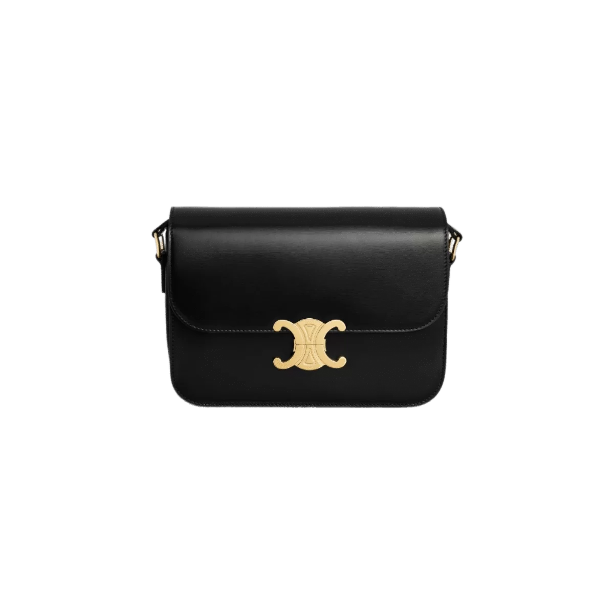 Celine Triomphe Bag In Shiny Calfskin - Image 2