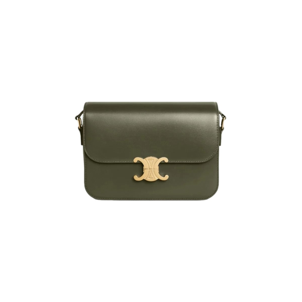 Celine Triomphe Bag In Shiny Calfskin - Image 8