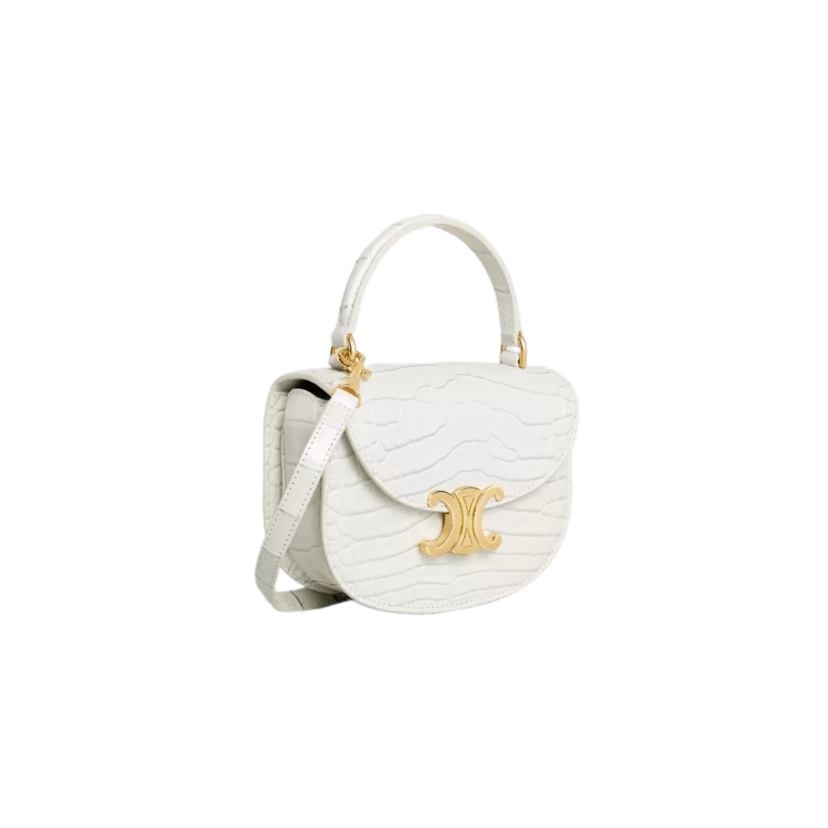 Celine Besace Clea Bag In Niloticus Crocodile - Image 3