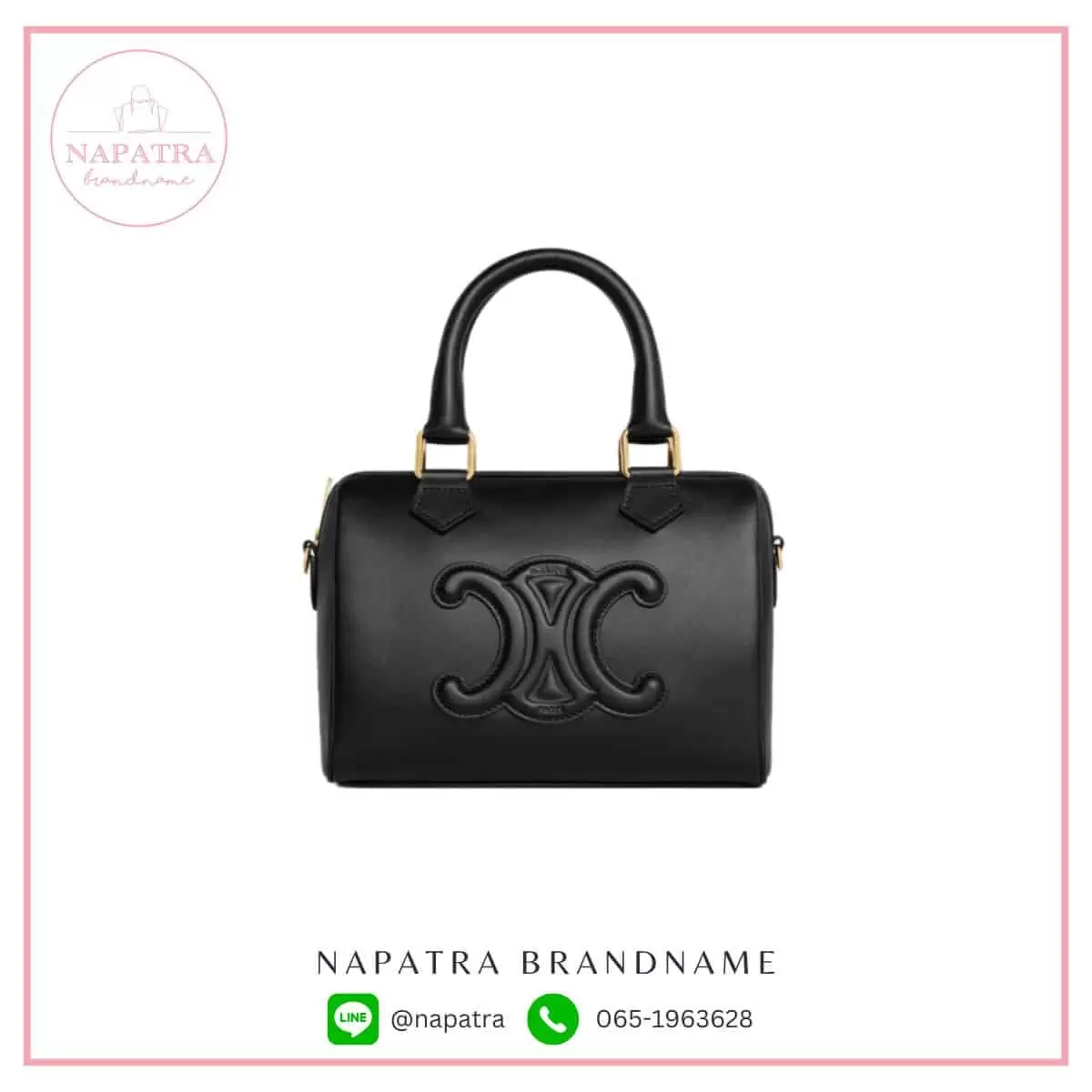 Celine Small Boston Cuir Triomphe Bag – Calfskin