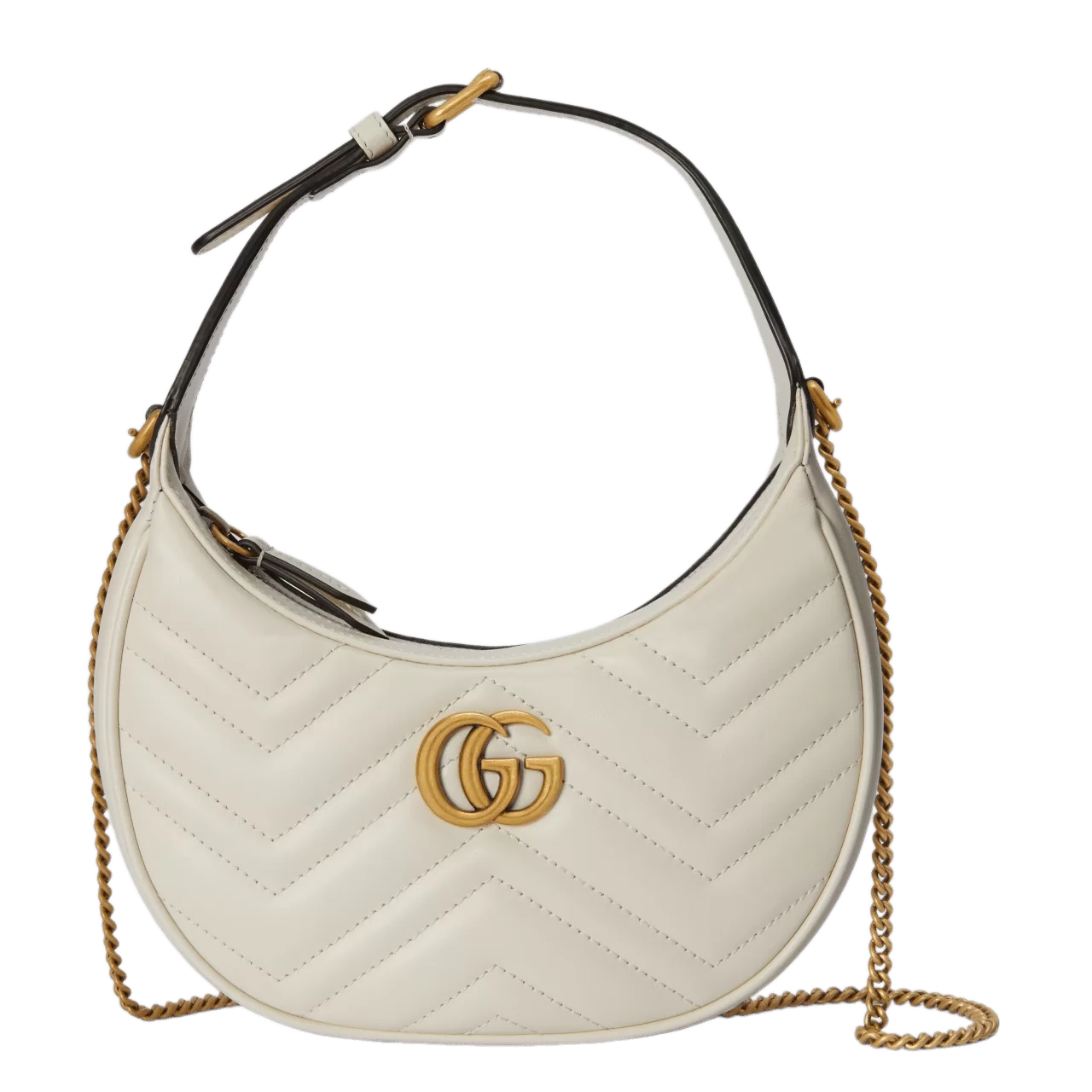 Gucci Marmont Half Moon Shaped Mini Bag - Image 3