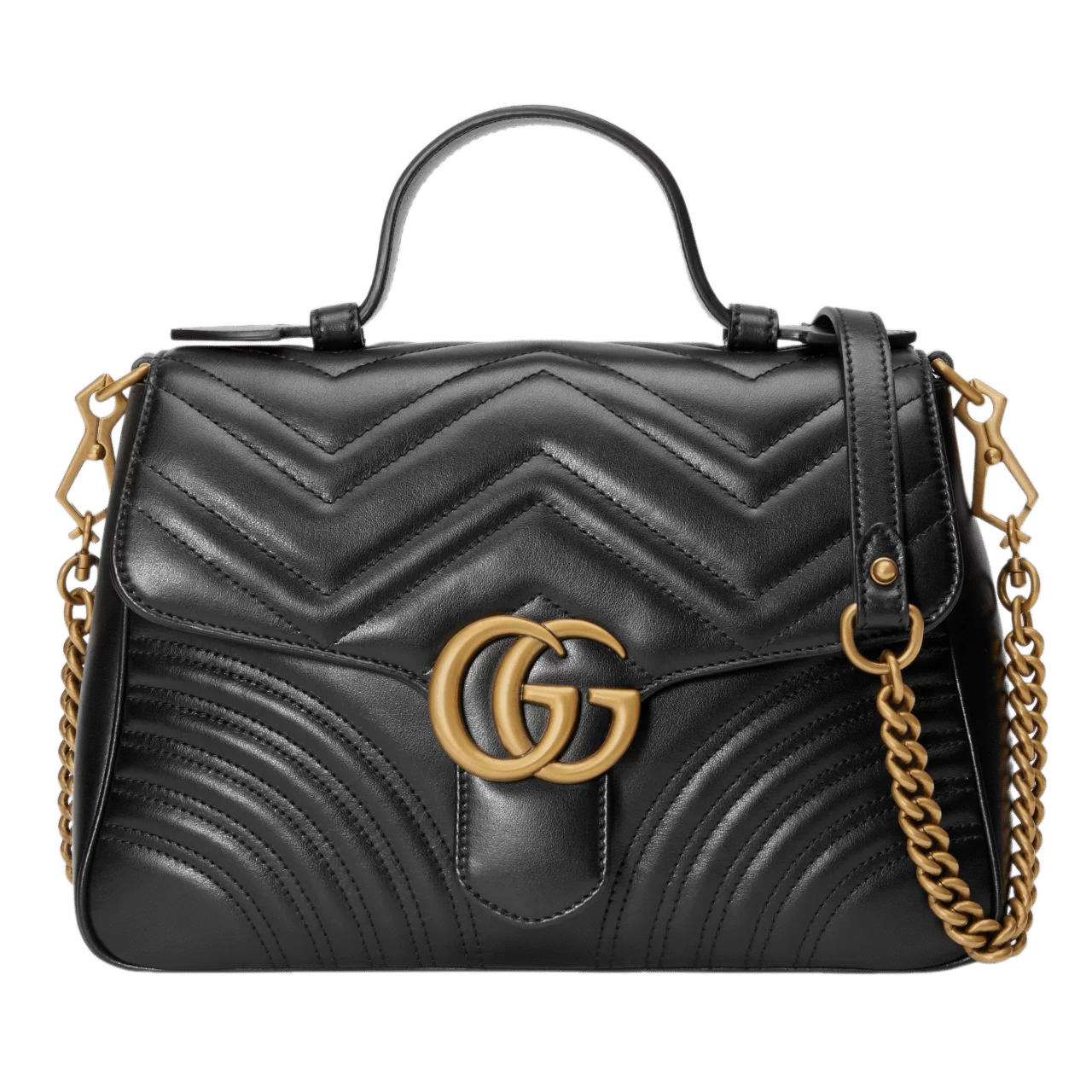 Gucci Marmont Top Handle Bag - Image 3