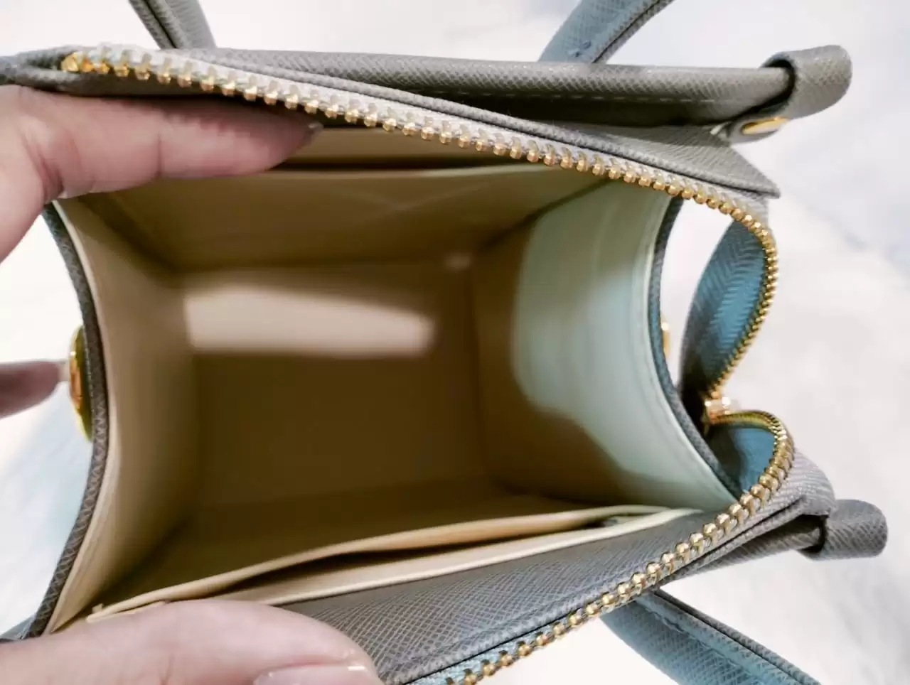 กระเป๋าถุงเคลือบ งานหนัง แบบที่ 6 - 024 - Image 7