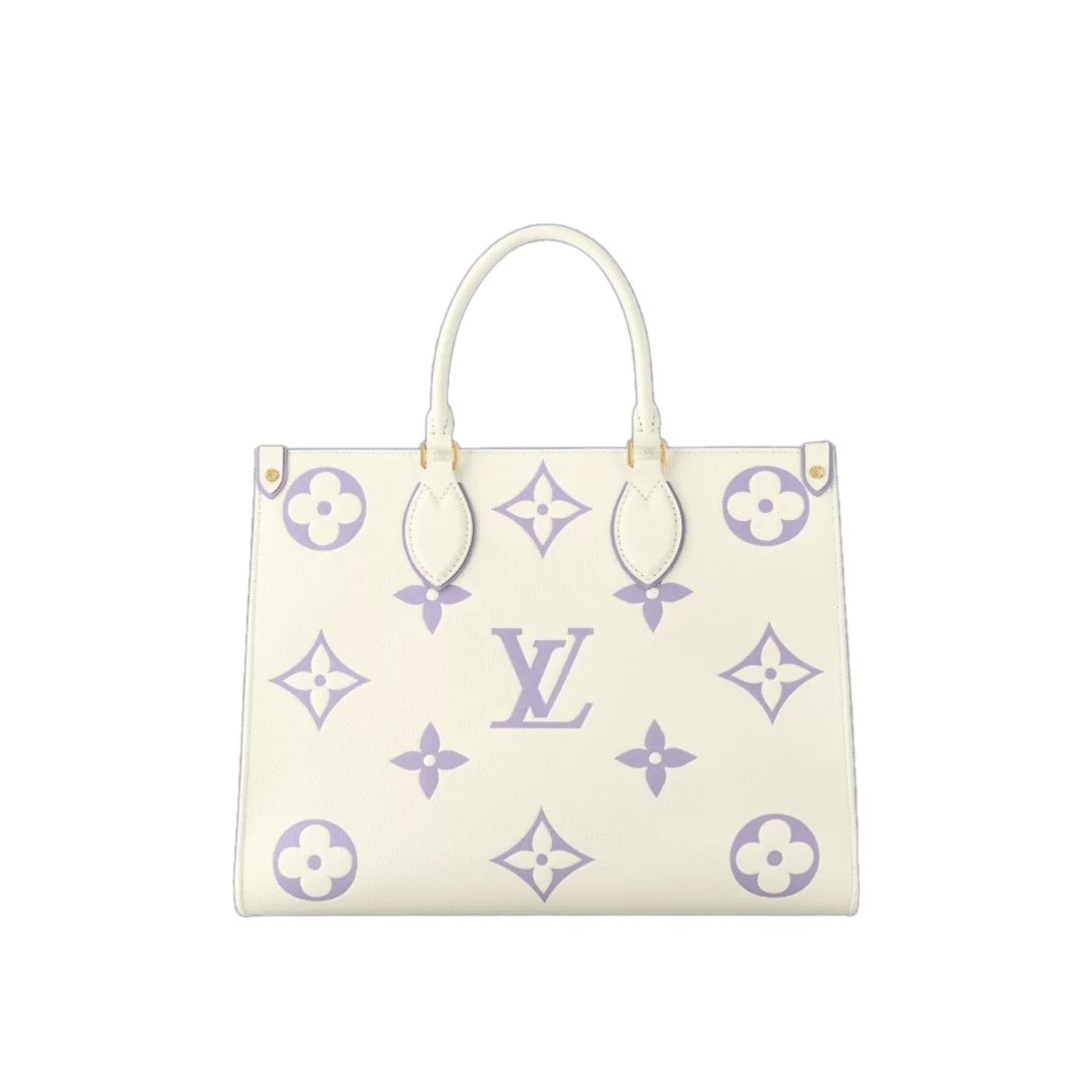 LV Onthego Bag Bicolor Monogram Empreinte Leather - Image 4