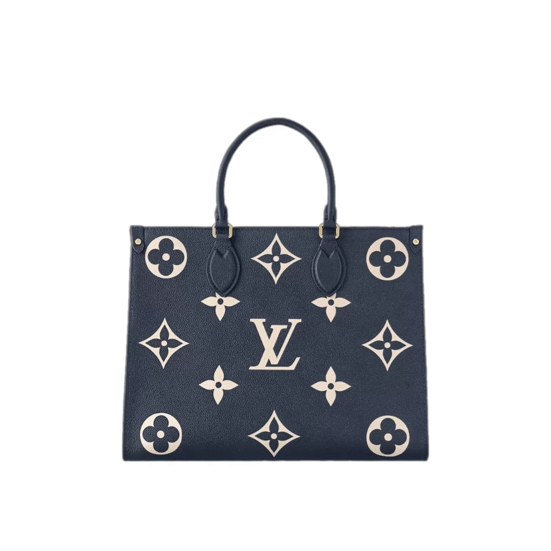 LV Onthego Bag Bicolor Monogram Empreinte Leather - Image 5